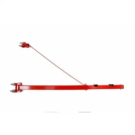 Varan Motors - HST-300-1100-A Support Mural, Bras Tournant, Potence Pour Palan électrique, 600KG, 110CM - Rouge 4 Varan Motors - HST-300-1100-A Support Mural, Bras Tournant, Potence Pour Palan électrique, 600KG, 110CM - Rouge – Image 2