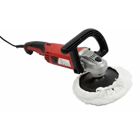 Varan Motors - VAR-CP01-1 Polisseuse Lustreuse électrique 1200W + Disque 180mm Et 2 Poignées - Rouge 5 Varan Motors - VAR-CP01-1 Polisseuse Lustreuse électrique 1200W + Disque 180mm Et 2 Poignées - Rouge – Image 3