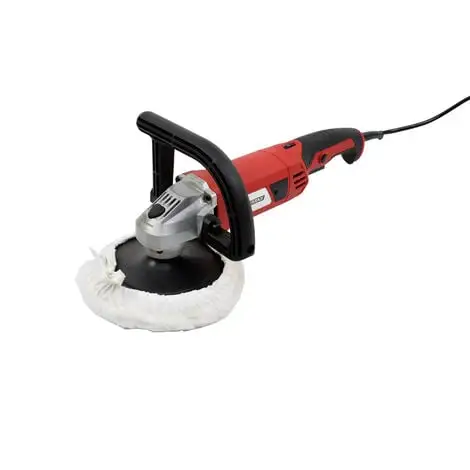 Varan Motors - VAR-CP01-1 Polisseuse Lustreuse électrique 1200W + Disque 180mm Et 2 Poignées - Rouge 7 Varan Motors - VAR-CP01-1 Polisseuse Lustreuse électrique 1200W + Disque 180mm Et 2 Poignées - Rouge – Image 5