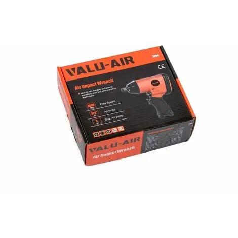 Varan Motors - RP7404 Clé à Chocs Pneumatique 1/2'' 310Nm, Visseuse Pneumatique - Orange 4 Varan Motors - RP7404 Clé à Chocs Pneumatique 1/2'' 310Nm, Visseuse Pneumatique - Orange – Image 2