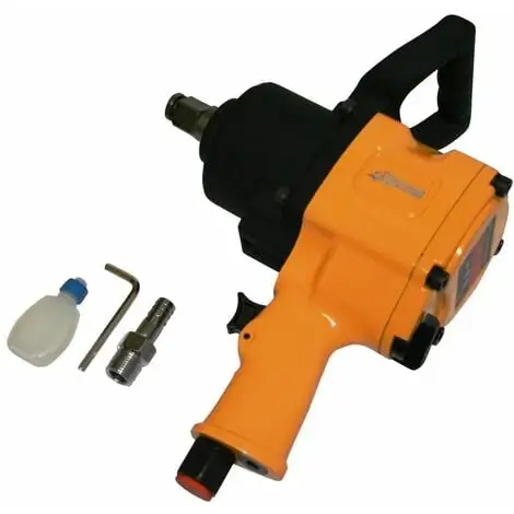 Varan Motors - SPT-10406 Coffret Clé à Chocs Pneumatique 3/4'' 1600Nm, Visseuse Déboulonneuse Pneumatique - Jaune 3 Varan Motors - SPT-10406 Coffret Clé à Chocs Pneumatique 3/4'' 1600Nm, Visseuse Déboulonneuse Pneumatique - Jaune