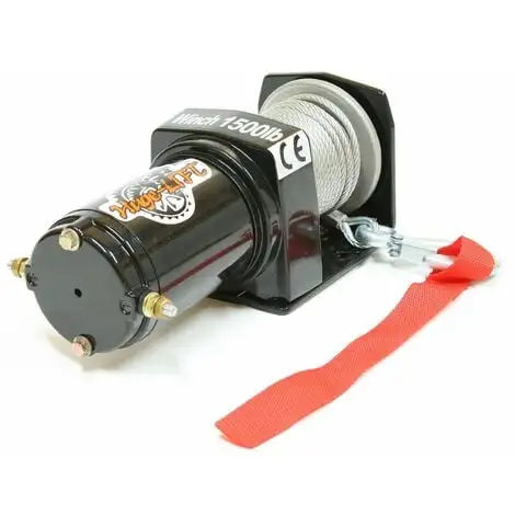 Varan Motors - Var-p1500-1 Treuil électrique 12V 680Kg / 1360Kg 520W, Treuil à Câble Longueur 15m Ø4mm - Noir 4 Varan Motors - Var-p1500-1 Treuil électrique 12V 680Kg / 1360Kg 520W, Treuil à Câble Longueur 15m Ø4mm - Noir – Image 2