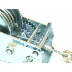 Varan Motors - H2500 Treuil Manuel à Manivelle 1100 / 2200kg Pour Remorque, Quad, Bateau Avec Cable De Ø4.8mm X 8m - Gris -Varan Motors Magasin 1316271 4