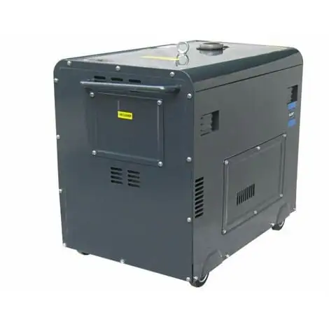Varan Motors - 92631 Groupe électrogène Diesel SILENCIEUX 5.5 KW 230V + 12V - Gris 7 Varan Motors - 92631 Groupe électrogène Diesel SILENCIEUX 5.5 KW 230V + 12V - Gris – Image 5