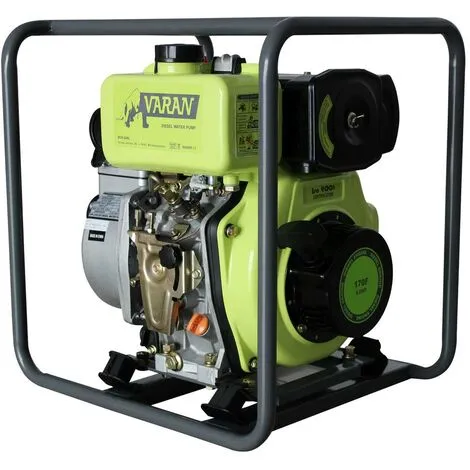 Varan Motors - 92705 Pompe à Eau Thermique Diesel 2'' 211cc 4CV, 36m³/h, 26m Hauteur D'eau - Gris 7 Varan Motors - 92705 Pompe à Eau Thermique Diesel 2'' 211cc 4CV, 36m³/h, 26m Hauteur D'eau - Gris – Image 5