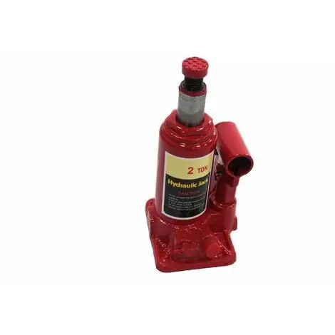 Varan Motors - NEBJ-01 Cric Hydraulique Bouteille 2 Tonnes 300mm - Rouge 3 Varan Motors - NEBJ-01 Cric Hydraulique Bouteille 2 Tonnes 300mm - Rouge