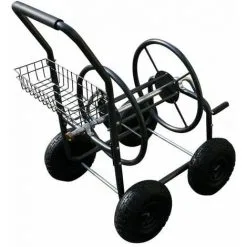 Varan Motors - TC471 Dévidoir, Chariot Enrouleur De Tuyau D'arrosage, Max 90mètres - Noir 9 Varan Motors - TC471 Dévidoir, Chariot Enrouleur De Tuyau D'arrosage, Max 90mètres - Noir -Varan Motors Magasin 138804 3