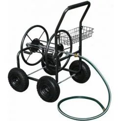 Varan Motors - TC471 Dévidoir, Chariot Enrouleur De Tuyau D'arrosage, Max 90mètres - Noir 10 Varan Motors - TC471 Dévidoir, Chariot Enrouleur De Tuyau D'arrosage, Max 90mètres - Noir -Varan Motors Magasin 138804 4