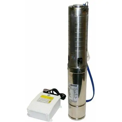 Varan Motors - 4SM3-6F Pompe à Eau Immergée Pour Puits Profond Ou Forage, 4m³/h - 34m, 370Watt, Rotor INOX - Gris 3 Varan Motors - 4SM3-6F Pompe à Eau Immergée Pour Puits Profond Ou Forage, 4m³/h - 34m, 370Watt, Rotor INOX - Gris