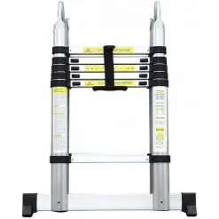 Varan Motors - DLT706B Echelle Télescopique Multi-fonctions En Alu De 3.80m, 12 échelons - Gris -Varan Motors Magasin 138854 4