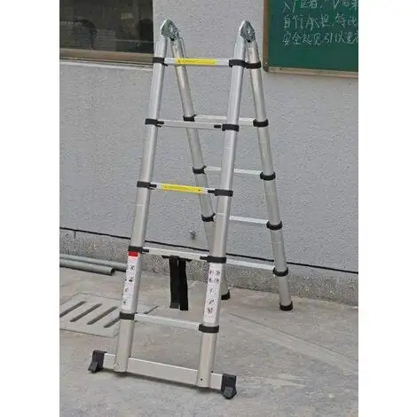 Varan Motors - DLT705B Echelle Télescopique Multi-fonctions En Alu De 3.2m, 10 échelons - Gris 4 Varan Motors - DLT705B Echelle Télescopique Multi-fonctions En Alu De 3.2m, 10 échelons - Gris – Image 2