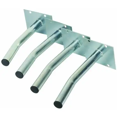 Varan Motors - HYAOU-1 Support Mural De Roues, Range-pneus, Range-roues En Acier, 4 Pièces, 50kg Max Par Support - Gris 6 Varan Motors - HYAOU-1 Support Mural De Roues, Range-pneus, Range-roues En Acier, 4 Pièces, 50kg Max Par Support - Gris – Image 4