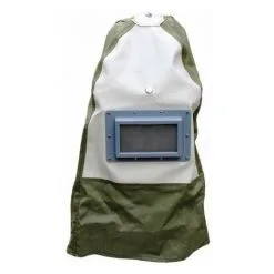 Varan Motors - NESBM-02 Masque Cagoule De Sablage Avec Casque De Chantier Intégré Pour Sableuse - Blanc -Varan Motors Magasin 1506118 5