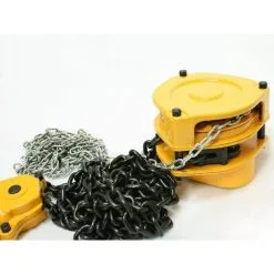 Varan Motors - HSZ-CB5T Palan à Main, Palan à Chaîne 5000Kg, Hauteur De Levage 3m, Avec Roulement à Billes - Jaune -Varan Motors Magasin 1584940 4