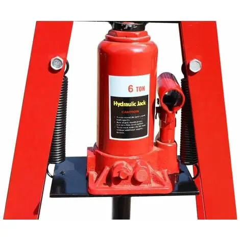 Varan Motors - NESP-06-2 Presse D'atelier Hydraulique, 6 Tonnes Avec Piston - Rouge 4 Varan Motors - NESP-06-2 Presse D'atelier Hydraulique, 6 Tonnes Avec Piston - Rouge – Image 2