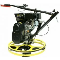 Varan Motors - BP-S60L Hélicoptère, Lisseuse Mécanique 60CM à Moteur Loncin 200F Pour Lissage De Chape / Dalle De Béton - Jaune -Varan Motors Magasin 1599066 3