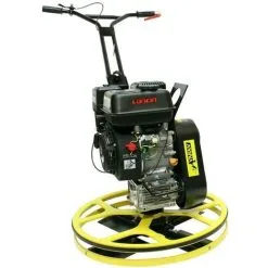 Varan Motors - BP-S60L Hélicoptère, Lisseuse Mécanique 60CM à Moteur Loncin 200F Pour Lissage De Chape / Dalle De Béton - Jaune -Varan Motors Magasin 1599066 5