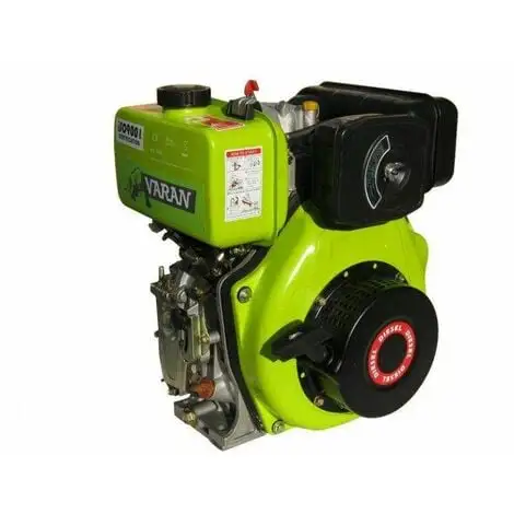 Varan Motors - 92680 Moteur Diesel 4.92kW 6.7PS 305cc + Démarreur Electrique, Sortie Conique G3 - Gris 3 Varan Motors - 92680 Moteur Diesel 4.92kW 6.7PS 305cc + Démarreur Electrique, Sortie Conique G3 - Gris