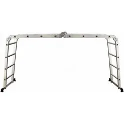 Varan Motors - DLM104 Echelle, Escabeau, Echafaudage Multi-fonctions En Alu De 4.60m, 16 échelons - Gris -Varan Motors Magasin 1775576 4