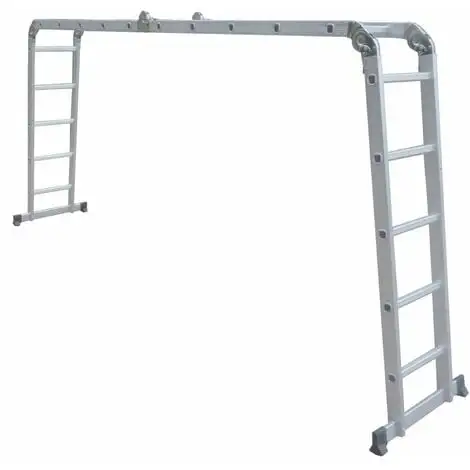 Varan Motors - DLM105 Echelle, Escabeau, Echafaudage Multi-fonctions En Alu De 5.92m, 20 échelons - Gris 7 Varan Motors - DLM105 Echelle, Escabeau, Echafaudage Multi-fonctions En Alu De 5.92m, 20 échelons - Gris – Image 5