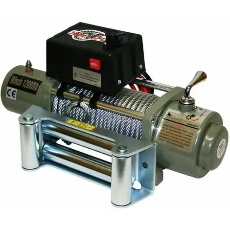 Varan Motors - Var-sc12000LB Treuil électrique 12V 5443KG 4800W, Treuil à Câble Longueur 28m Ø9.4mm - Gris 4 Varan Motors - Var-sc12000LB Treuil électrique 12V 5443KG 4800W, Treuil à Câble Longueur 28m Ø9.4mm - Gris – Image 2