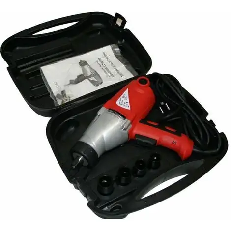 Varan Motors - KGT-EW9211 Clé à Chocs électrique Boulonneuse Déboulonneuse 1010W 450Nm - Rouge 4 Varan Motors - KGT-EW9211 Clé à Chocs électrique Boulonneuse Déboulonneuse 1010W 450Nm - Rouge – Image 2