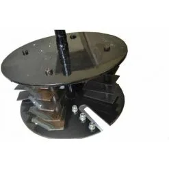 Varan Motors - Completecuttingplate Set De Lame Complet Pour Broyeur De Végétaux Thermique - Noir