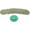 Varan Motors - NEWGP-01-8 10pcs Pads Diamant 100mm Grain 2000 Pour Polissage à L'eau, Polisseuse à L'eau - Vert -Varan Motors Magasin 21246341 1