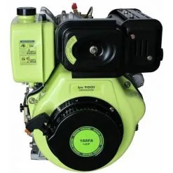 Varan Motors - 92682 Moteur Diesel 456cc 14CV + Démarrage Electrique, Sortie à Clavette 25.4mm F2 - Gris