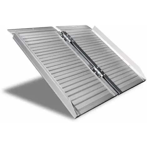 Varan Motors - SR607-2 Rampes De Fauteuil Roulant Rampes Pliables De Chargement 61cm De Long, Max 272KG - Gris 3 Varan Motors - SR607-2 Rampes De Fauteuil Roulant Rampes Pliables De Chargement 61cm De Long, Max 272KG - Gris