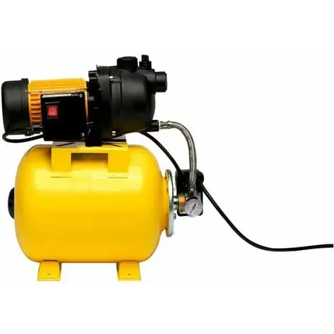 Varan Motors - TP03108 Groupe Hydrophore, Groupe Surpresseur 1200W 3800L/H Avec Réservoir De 20L - Jaune 2 Varan Motors - TP03108 Groupe Hydrophore, Groupe Surpresseur 1200W 3800L/H Avec Réservoir De 20L - Jaune