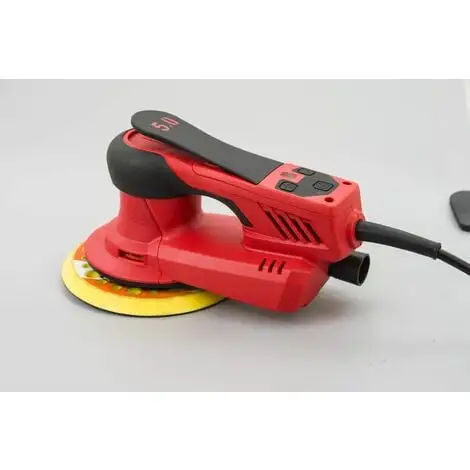 Varan Motors - S1A-HD01-150 Ponceuse Orbitale Digitale 6'' / 150mm 350W Avec Tuyau D'aspiration - Rouge 6 Varan Motors - S1A-HD01-150 Ponceuse Orbitale Digitale 6'' / 150mm 350W Avec Tuyau D'aspiration - Rouge – Image 4