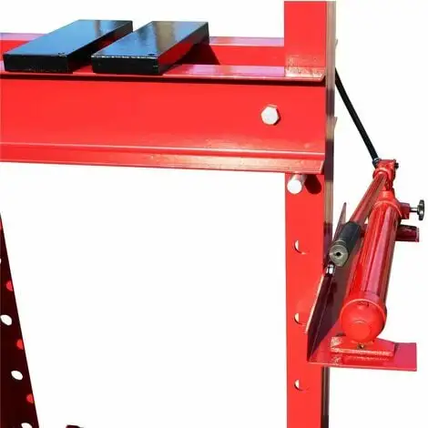 Varan Motors - NESPG-30-2 Presse D'atelier Hydraulique 30 Tonnes Avec Manomètre - Rouge 4 Varan Motors - NESPG-30-2 Presse D'atelier Hydraulique 30 Tonnes Avec Manomètre - Rouge – Image 2