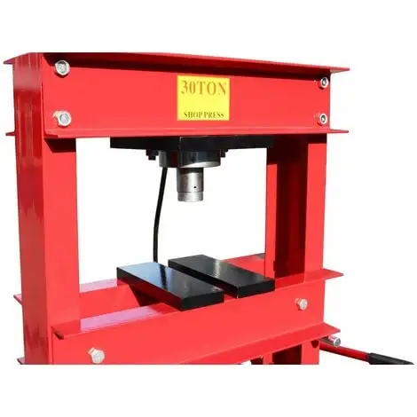 Varan Motors - NESPG-30-2 Presse D'atelier Hydraulique 30 Tonnes Avec Manomètre - Rouge 5 Varan Motors - NESPG-30-2 Presse D'atelier Hydraulique 30 Tonnes Avec Manomètre - Rouge – Image 3
