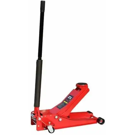 Varan Motors - NEUFJ-03 Cric Hydraulique Roulant Extra Plat 3 Tonnes 75-505mm - Rouge 3 Varan Motors - NEUFJ-03 Cric Hydraulique Roulant Extra Plat 3 Tonnes 75-505mm - Rouge