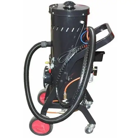 Varan Motors - NEWNB-01 Nettoyeur De Dépôts De Carbone Pour Moteur, Sableuse Aérogommeuse à Coques De Noix 19 Litres Avec Aspirateur De Récupération De L'abrasif - Gris 5 Varan Motors - NEWNB-01 Nettoyeur De Dépôts De Carbone Pour Moteur, Sableuse Aérogommeuse à Coques De Noix 19 Litres Avec Aspirateur De Récupération De L'abrasif - Gris – Image 3