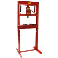 Varan Motors - NESP-20 Presse D'atelier Hydraulique, 20 Tonnes Avec Piston - Rouge