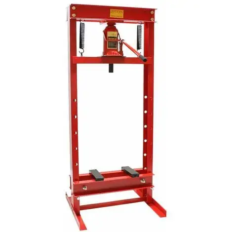 Varan Motors - NESP-20 Presse D'atelier Hydraulique, 20 Tonnes Avec Piston - Rouge 4 Varan Motors - NESP-20 Presse D'atelier Hydraulique, 20 Tonnes Avec Piston - Rouge – Image 2