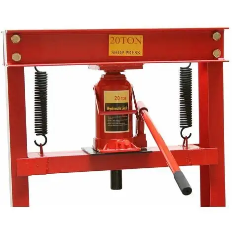 Varan Motors - NESP-20 Presse D'atelier Hydraulique, 20 Tonnes Avec Piston - Rouge 6 Varan Motors - NESP-20 Presse D'atelier Hydraulique, 20 Tonnes Avec Piston - Rouge – Image 4