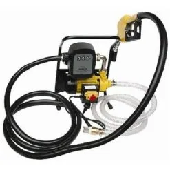 Varan Motors - NEDLP-19 Pompe à Fuel / Gasoil, Pompe De Transfert Diesel 230v 40l/min Avec Clapet Anti-retour Et Crépine - Noir