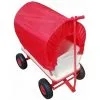 Varan Motors - TC1812M Chariot Wagon Pour Enfant, Chariot De Transport En Bois Avec Bâche, Charge 180Kg Max. - Rouge -Varan Motors Magasin 325026 1