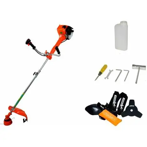 Varan Motors - TT-BC520-2015 Débroussailleuse Thermique 52 Cc 3CV Modèle Amélioré - Orange 3 Varan Motors - TT-BC520-2015 Débroussailleuse Thermique 52 Cc 3CV Modèle Amélioré - Orange