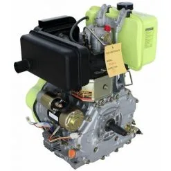 Varan Motors - 92684 Moteur Diesel 14CV 456cc + Démarrage Electrique, Sortie Conique FG3 - Gris -Varan Motors Magasin 3905524 4