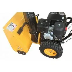 Varan Motors - KCM24LED Fraise à Neige / Déneigeuse Moteur Loncin 196CC Avec Démarreur électrique Et Eclairage LED - Jaune -Varan Motors Magasin 5173016 3