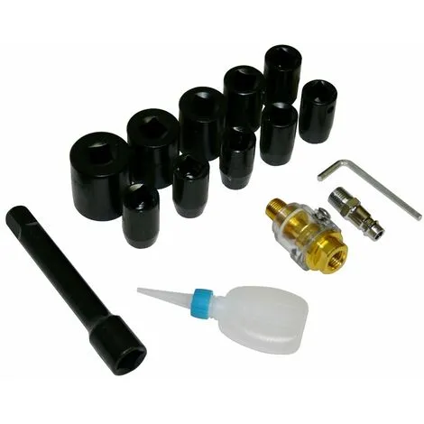 Varan Motors - SPT-10303k Coffret Clé à Chocs Pneumatique 1/2'' 576Nm, 17 Pièces, Visseuse Pneumatique - Gris 4 Varan Motors - SPT-10303k Coffret Clé à Chocs Pneumatique 1/2'' 576Nm, 17 Pièces, Visseuse Pneumatique - Gris – Image 2