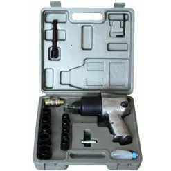 Varan Motors - SPT-10303k Coffret Clé à Chocs Pneumatique 1/2'' 576Nm, 17 Pièces, Visseuse Pneumatique - Gris 9 Varan Motors - SPT-10303k Coffret Clé à Chocs Pneumatique 1/2'' 576Nm, 17 Pièces, Visseuse Pneumatique - Gris -Varan Motors Magasin 554606 4