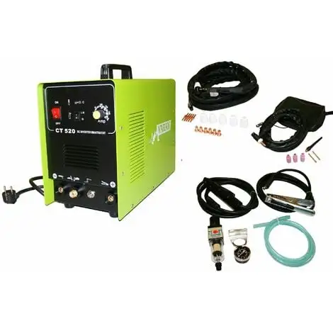 Varan Motors - Var-ct520-3 Poste à Souder Et à Découper 3 En 1 TIG, MMA Et Plasma Inverter+ Accessoires - Vert 3 Varan Motors - Var-ct520-3 Poste à Souder Et à Découper 3 En 1 TIG, MMA Et Plasma Inverter+ Accessoires - Vert