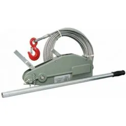 Varan Motors - Hoh800 Tire-fort, Tire-câble Manuel, Treuil De Halage à Levier 800Kg + Câble 20 Mètres ø8.3mm - Gris -Varan Motors Magasin 624343 2