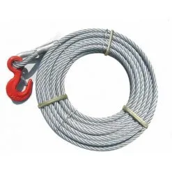 Varan Motors - Hoh800 Tire-fort, Tire-câble Manuel, Treuil De Halage à Levier 800Kg + Câble 20 Mètres ø8.3mm - Gris -Varan Motors Magasin 624343 4