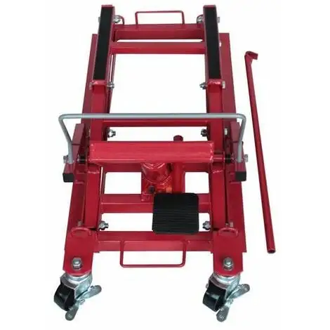 Varan Motors - NEMEL-01 Pont élévateur 450kg, Plateforme élévatrice, Béquille D'atelier Pour Moto, Quad, Scooter, Tondeuse - Rouge 4 Varan Motors - NEMEL-01 Pont élévateur 450kg, Plateforme élévatrice, Béquille D'atelier Pour Moto, Quad, Scooter, Tondeuse - Rouge – Image 2